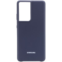 Чехол Silicone Cover для Samsung Galaxy S21 Ultra Dark Blue