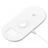 Беспроводное зарядное устройство Baseus Smart 3in1 For Phone+Watch+Pods (18W MAX) Белый