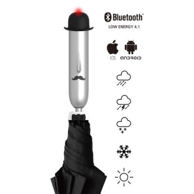 Розумний парасолька Opus One Smart Umbrella Black