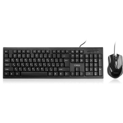 Комплект (клавіатура, мишка) Vinga KBS170 Black