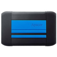 Зовнішній жорсткий диск 2.5" USB 1TB Apacer AC633 Black/Blue (AP1TBAC633U-1)