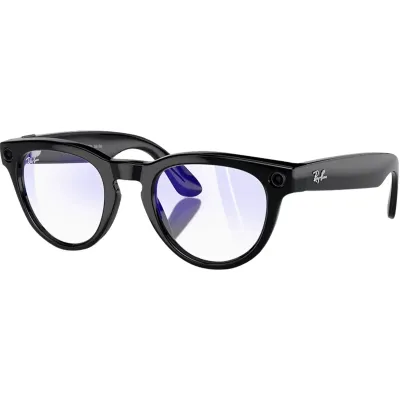 Ray-Ban Meta Headliner Shiny Black Frame/Clear Lenses (RW4009 601/SB 50-23)