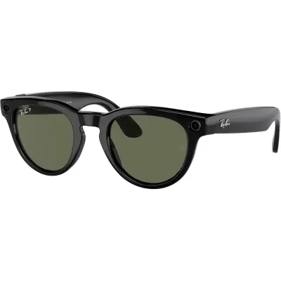 Ray-Ban Meta Headliner Large - Shiny Black / G-15 Green (RW4009F 601/71 51-23)