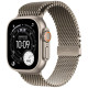 Apple Watch Ultra 3 GPS + Cellular 49mm Natural Tit. Case w. Natural Tit. Milanese Loop - Small (MEWW4)