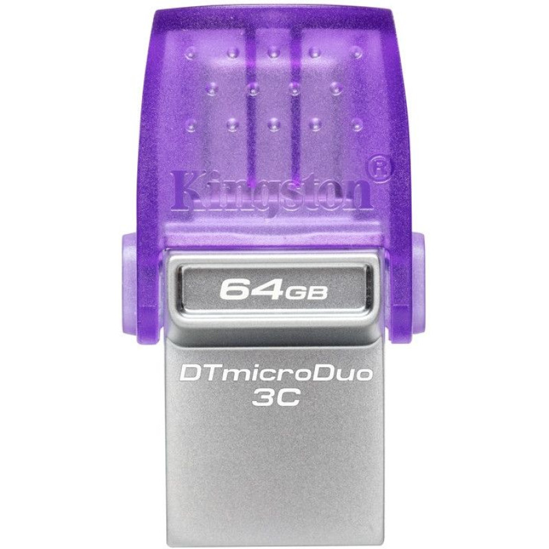 Флеш-накопичувач USB3.2 64GB Type-C Kingston DataTraveler microDuo 3C (DTDUO3CG3/64GB)