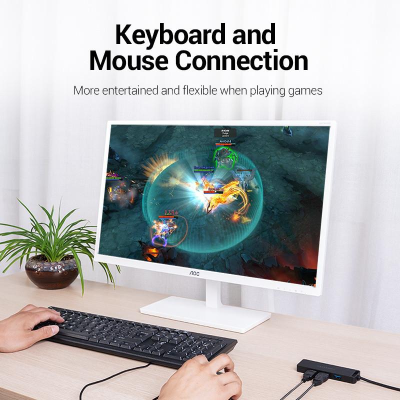 USB-хаб Vention CHLBB 4 ports Black