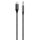 Кабель AUX Proove SoundTrack Type-C to 3.5mm (1m) black (ACST00002801)