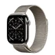 Apple Watch Series 11 GPS + Cellular 42mm Natural Tit. Case w. Natural Milanese Loop (MF8P4)