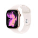 Apple Watch Series 11 GPS + Cellular 42mm Rose Gold Alu. Case w. Light Blush Sport Band - M/L (MF8F4)