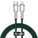 Кабель Baseus Cafule Metal Type-C to Lightning PD 20W (1m) green (CATLJK-A06)