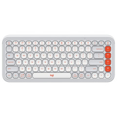 Клавиатура беспроводная Logitech Pop Icon Keys Off White (920-013072)