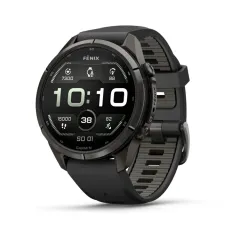Смарт-годинник Garmin Fenix 9 Pro inReach 43mm Carbon Gray DLC Titanium w. Black/Pebble Gray Silicone B. (010-04335-10,010-04335-11)