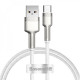 Кабель Baseus Cafule Metal Data Type-C 66W (1m) white (CAKF000102)