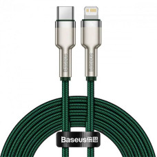 Кабель Baseus Cafule Metal Type-C to Lightning PD 20W (2m) green (CATLJK-B06)
