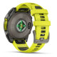Garmin Fenix 8 47mm Solar Sapphire Titanium w. Amp Yellow/Graphite Silicone Band (010-02906-20,010-02906-21)