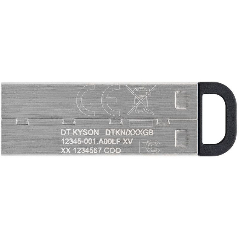 Флеш-накопичувач USB3.2 128GB Kingston DataTraveler Kyson Silver/Black (DTKN/128GB)