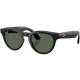 Ray-Ban Meta Headliner Gen2 Low Bridge Fit Standard Shiny Black Frame/G-15 Green Lenses (RW4013F 601/71 51-23)