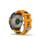 Garmin Fenix 8 47mm AMOLED Sapphire Titanium w. Spark Orange/Graphite Silicone Band (010-02904-10,010-02904-11)