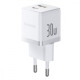 МЗП Baseus Palm Fast Charger Type-C+USB 30W (With Cable Type-C to Type-C 60W 1m) white (P1011160A213-01)