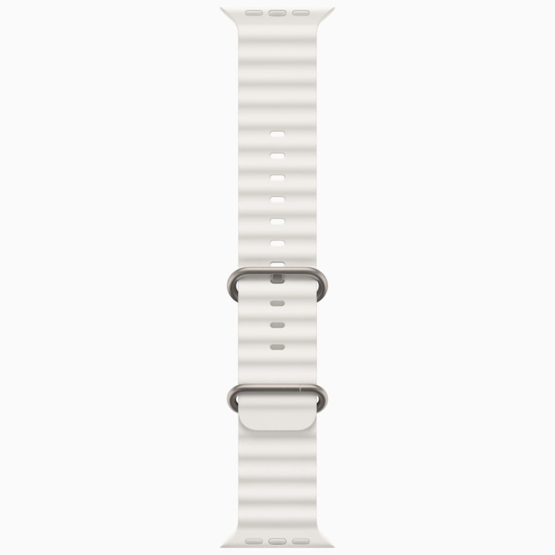Apple Watch Ultra 2 GPS + Cellular, 49mm Titanium Case with White Ocean Band (MREJ3)