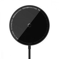 Бездротовий ЗП Baseus Simple Mini3 Magnetic Wireless Charger 15W black (CCJJ040001)