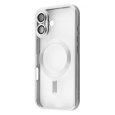 Чохол Metal Matte Case with Magnetic Ring iPhone 16 Plus white (60130)