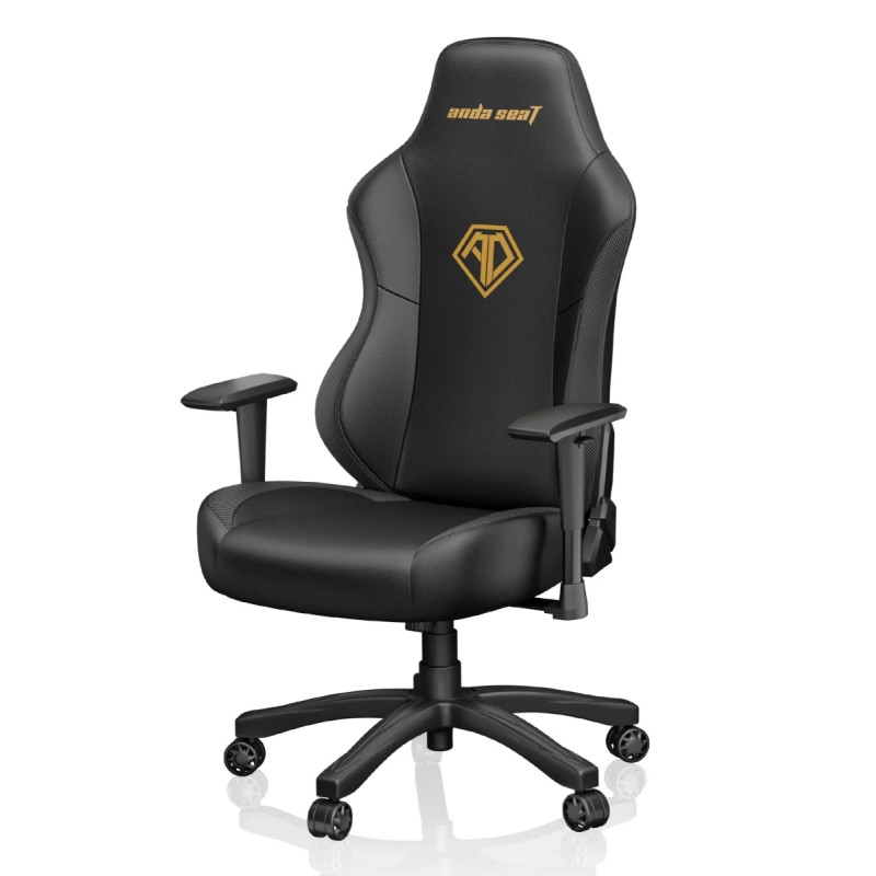 Кресло для геймеров Anda Seat Phantom 3 Size L Black/Gold (AD18Y-06-B-PV/C)