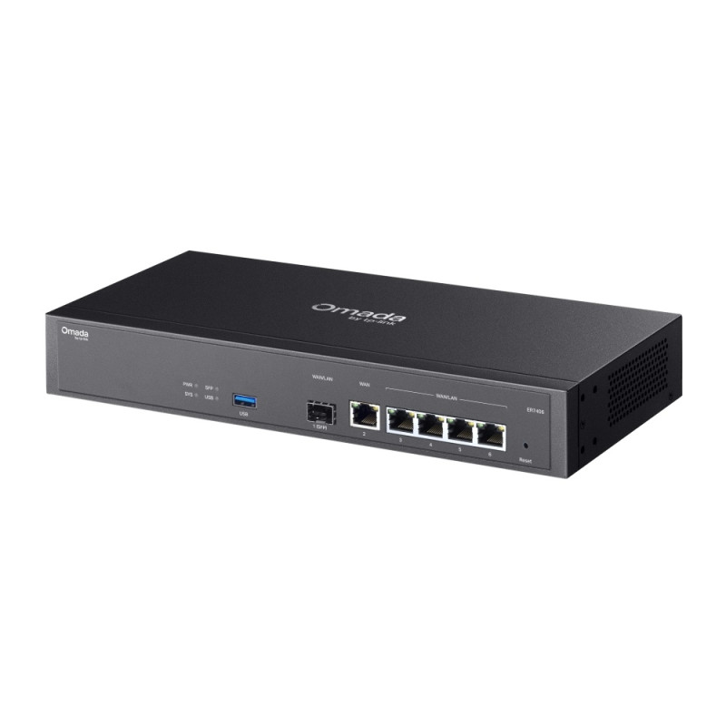 Маршрутизатор TP-Link Omada ER7406 (1xSFP WAN/LAN, 1xGE WAN, 4xGE LAN/WAN, VPN, 1xUSB 3.0 LTE)