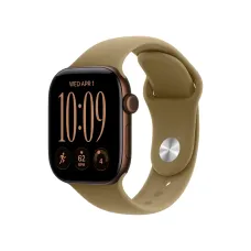 Смарт-часы Apple Watch Series 12 GPS + Cellular 42mm Dark Bronze Aluminum Case with Olive Sport Band - S/M (MJG44)