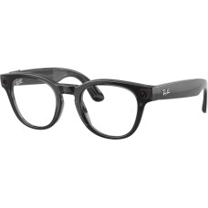Ray-Ban Meta Scriber Optics Gen 2 Transparent Black Frame / Demo Lens (RW7002 8526 49-22)