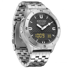Цифровий Годинник NORTH EDGE Snow Leopard silver (38268)