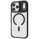 Чохол Proove Clear Essence Case with Magnetic Ring iPhone 17 Pro black (PCCEIP17P002)