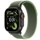 Apple Watch Ultra 3 GPS + Cellular 49mm Black Tit. Case w. Green/Neon Trail Loop - M/L (MG9P4)