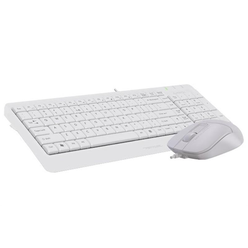 Комплект (клавіатура, миша) A4Tech F1512 White