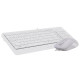 Комплект (клавіатура, миша) A4Tech F1512 White
