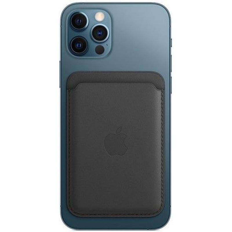 Apple Leather Wallet with MagSafe Black (MHLR3)