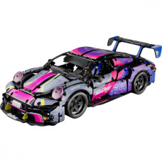 Машинка-конструктор Porsche 911 GT3 Cyberpunk purple (68019)