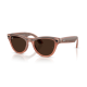 Ray-Ban Meta Skyler Gen2 Standard Shiny Transp.Peach Frame/Clear to Brown Transit.Lenses (RW4014 6778M4 52-20)