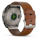 Garmin Fenix 8 51mm AMOLED Sapphire Carbon grey DLC w. Chestnut Leather Band (010-02905-40)
