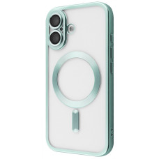 Чохол Metal Matte Case with Magnetic Ring iPhone 16 teal (60129)