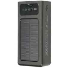 Портативний акумулятор Extralink EPB-093 30000mAh Preto Solar, USB-C Black