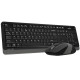 Комплект (клавіатура, миша) бездротовий A4Tech FG1010S Black/Grey
