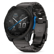 Garmin D2 Mach 2 51mm AMOLED Sapphire - Carbon Gray DLC Titanium Case with Vented Titanium Bracelet (010-02905-30, 010-02905-31)