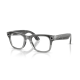 Ray-Ban Meta Wayfarer Gen2 Standard Shiny Transparent Grey Frame/Clear Sapphire Lenses (RW4012 6840MF 53-22)