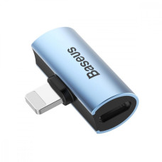 Перехідник AUX Baseus L46 Lightning to Lightning + Lightning blue (CAL46-03)