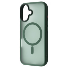 Чохол WAVE Matte Insane Case with Magnetic Ring iPhone 16 Plus green (59343)