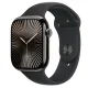 Apple Watch Series 10 GPS + Cellular 46mm Slate Titanium Case w. Black Sport Band - S/M (MWYD3)