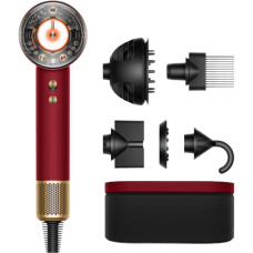 Dyson Supersonic HD16 Nural Straight+Wavy Red Velvet/Gold (493117-01) EU