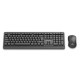 Комплект (клавіатура, миша) беспроводной REAL-EL Kit-555W Black