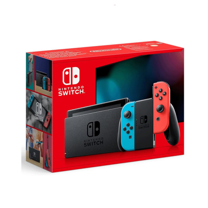 Nintendo Switch with Neon Blue and Neon Red Joy-Con (045496452629)